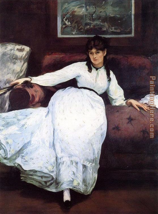 Edouard Manet Repose Portrait of Berthe Morisot